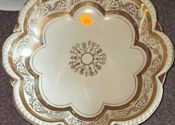 Patera. Oscar Schlegelmilch, Import.  Ze złoceniami. Patera. Oscar Schlegelmilch, Import.  Ze złoceniami.