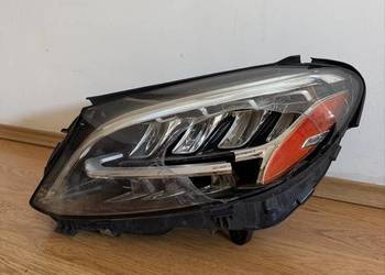 Mercedes W205 lift lampa lewa LED USA A2059062906 – uszkodzona, na części