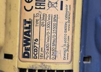 DeWALT DCD776C2 zestaw walizka