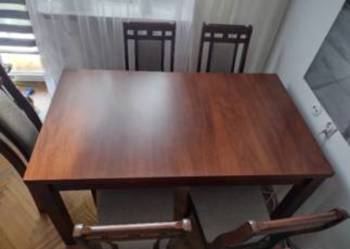 Stół rozkładany masywny 140/80 po rozłożeniu 180/80