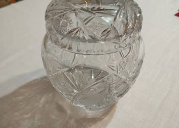 Bombonierka kryształowa duza