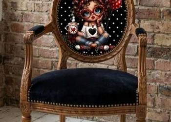Designerski fotel w stylu art-pop – Unikatowy mebel z charakterem