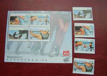 Nowa Zelandia 1992 MNH Mi. 1226/29