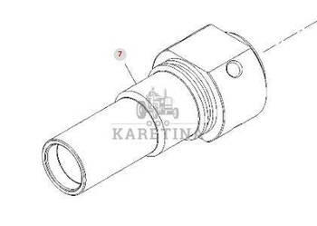 Fendt 930 933 936 939 942 Vario Gen 6 Tuleja Łącząca WOM CZĘŚCI G961150200…