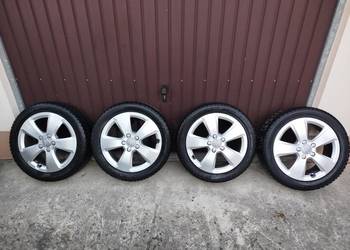 Alufelgi z oponami zimowymi Audi a 3 8v 17 cali