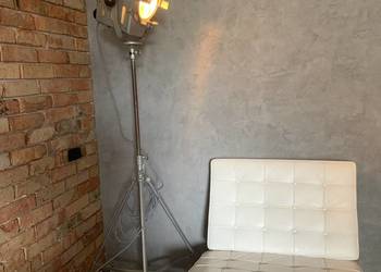 Lampa zabytkowa oświetlenie filmowe PRL 1963 loft vintage