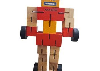 Drewniany robot auto