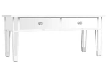 Lustrzany stolik kawowy 106x45x45 cm płyta i szkło WM-348528