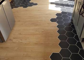 Gres heksagon CZARNY 24x24 + usługa docięcia na wymiar