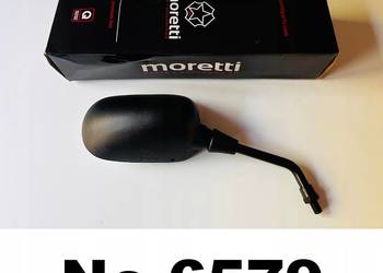 MORETTI Lusterko lewe uniwersalne motocyklowe gwint M10 R homologacja 1szt.
