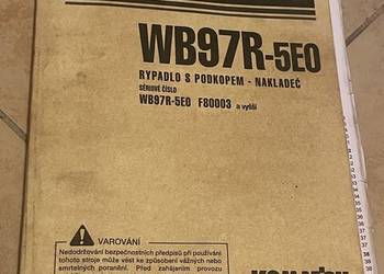 Instrukcja obsługi i konserwacji koparko-ładowarka KOMATSU WB97R-5E0