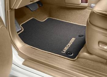 TOYOTA Land Cruiser Oryginalne dywaniki welurowe komplet PZ410-J2351-FN OE