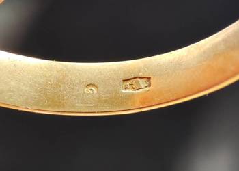 Złota obrączka próby 585