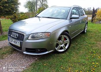 Audi A4 B7 2.0 TDI 200km 2xS-line Bezwypadkowy Oryginalny Lakier