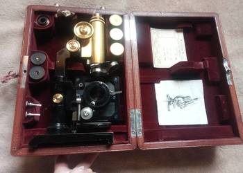 Mikroskop Leitz Wetzlar etui stara Leica 1913r Zabytek techniki st. Idealny