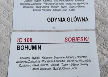 Tablica relacyjna kolekcjonerska IC Sobieski