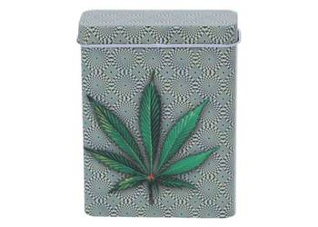 Pudełko na papierosy Etui na Paczkę Papierosów Papierośnica Liść Marihuany