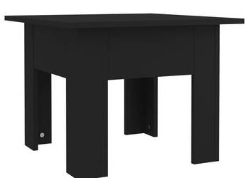 Stolik kawowy czarny 55x55x42 cm materiał drewnopochodny WM-810236