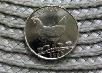 Tonga 5 Seniti 2005r - Ładna