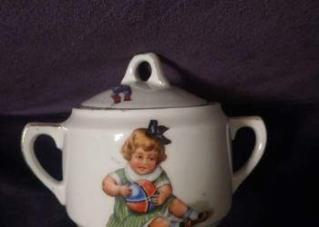 Cukiernica porcelanowa dziecięca, dzieci Cukiernica porcelanowa dziecięca, dzieci