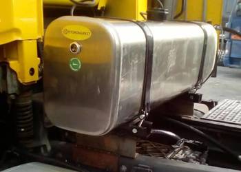 Niski zbiornik hydrauliczny aluminiowy za kabiną, 175 l, 310×410×1450 mm