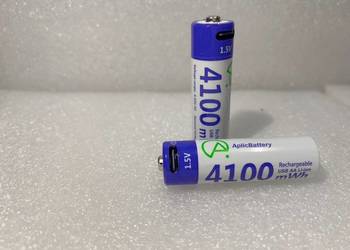 Akumulatorki 1,5V (2 szt.)Aplic 4100 mWh ładowane przez USB