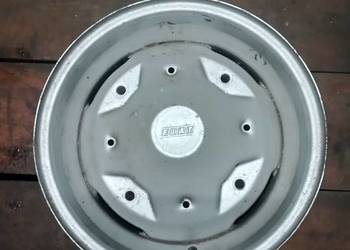 Felga cytrynka stary typ Fiat 126p tłoczony napis.