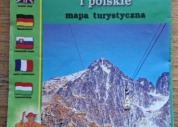 Tatry Wysokie słowackie i polskie mapa turystyczna 1:25 000
