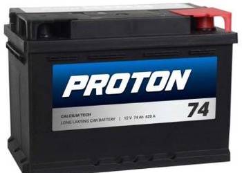 Akumulator 74Ah 620A PROTON - darmowy dowóz i wymiana