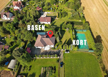 Basen, sauna, kort i 2578 m² prywatności