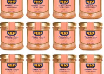 12x Rio Mare Filettini di Tonno all'Olio di Oliva, filety z tuńczyka