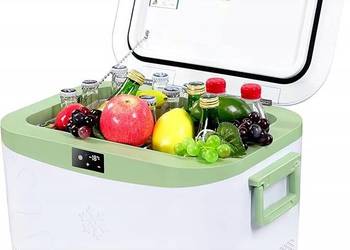 BINGI 18L Lodówka Samochodowa Przenośna Zamrażarka 12/24/220V Kemping