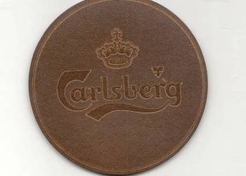 Carlsberg - podstawka do piwa. Nr. 4.   ( Skóra )