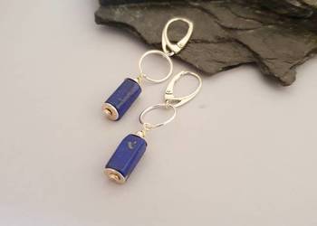 Ręcznie wykonane długie kolczyki ze srebra próby 925 | Elegancka biżuteria