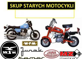SKUP STARYCH MOTOCYKLI ZABYTKOWYCH MOTOROWERÓW MOTORÓW PRL KOLEKCJE MOTOCYK