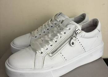 Skórzane buty Kennel & Schmenger Calf Bianco