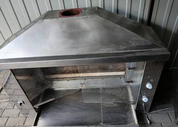 Rożen gazowy 3 bagnety szklane drzwi