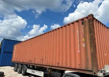 Kontener morski magazynowy budowlany 40 DV 40 HC używany 12 metrowy