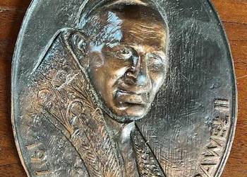 1978 Papież Jan Paweł II. Miedzioryt. Płytka miedziana, miękka. 1978 Papież Jan Paweł II. Miedzioryt. Płytka miedziana, miękka.