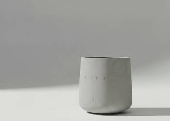 Donica z Betonu Architektonicznego Contur33x30 Mrozoodporna Wzmocniona Loft