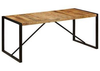 vidaXL Stół jadalniany, 180 x 90 x 75 cm, lite drewno mango(247414)