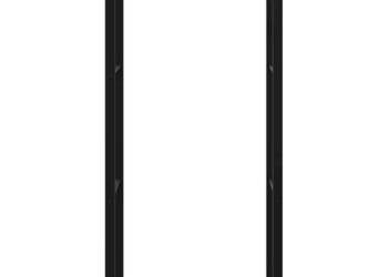 vidaXL Stojak na drewno opałowe czarny 55x30x116 cm(SKU:4018465)