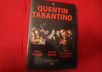 dvd Pulp fiction;Jackie Brown;Od zmierzchu do świtu 3filmy