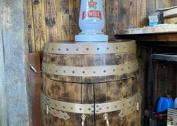 Barek z beczki dębowej po Whisky.