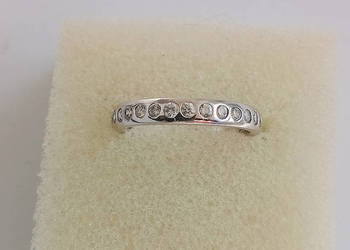 pierścionek - obrączka srebro 925