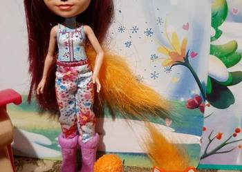 Lalka Enchantimals Felicity Fox z saniami i pupilem