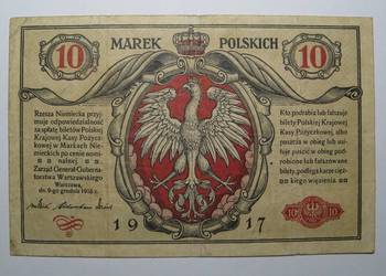 10 Marek Polskich 1916 seria A