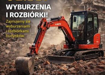 Wyburzenia | Rozbiórki | Demontaż | Kucie | Koparka | Wywóz | Młot