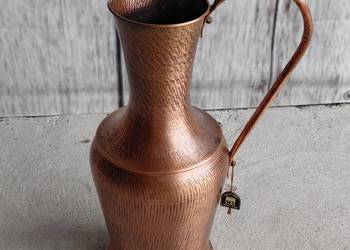 Duży miedziany dzban / wazon  /  117