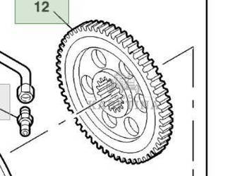John Deere 9780CTS 9780i CTS 2005rok Koło Zębate Przekładni H167723 DE31426
